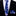 Thin Tie: Blue, Green, White Flowers Necktie and Matching Square