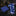 Alt View: Blue, Green, White Flowers Necktie and Blue Square