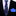 Thin: Blue Floral Necktie and Light Blue Square