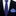 Thin Tie: Deep Blue Stripe Necktie and Light Blue Plaid Pocket Square