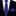 Thin Dark Blue with Small White Dot Necktie and Square