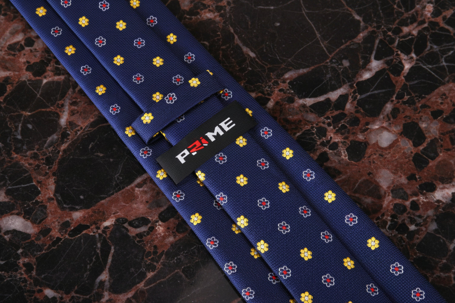 Blue, Yellow and Red Small Flowers Tie Keep