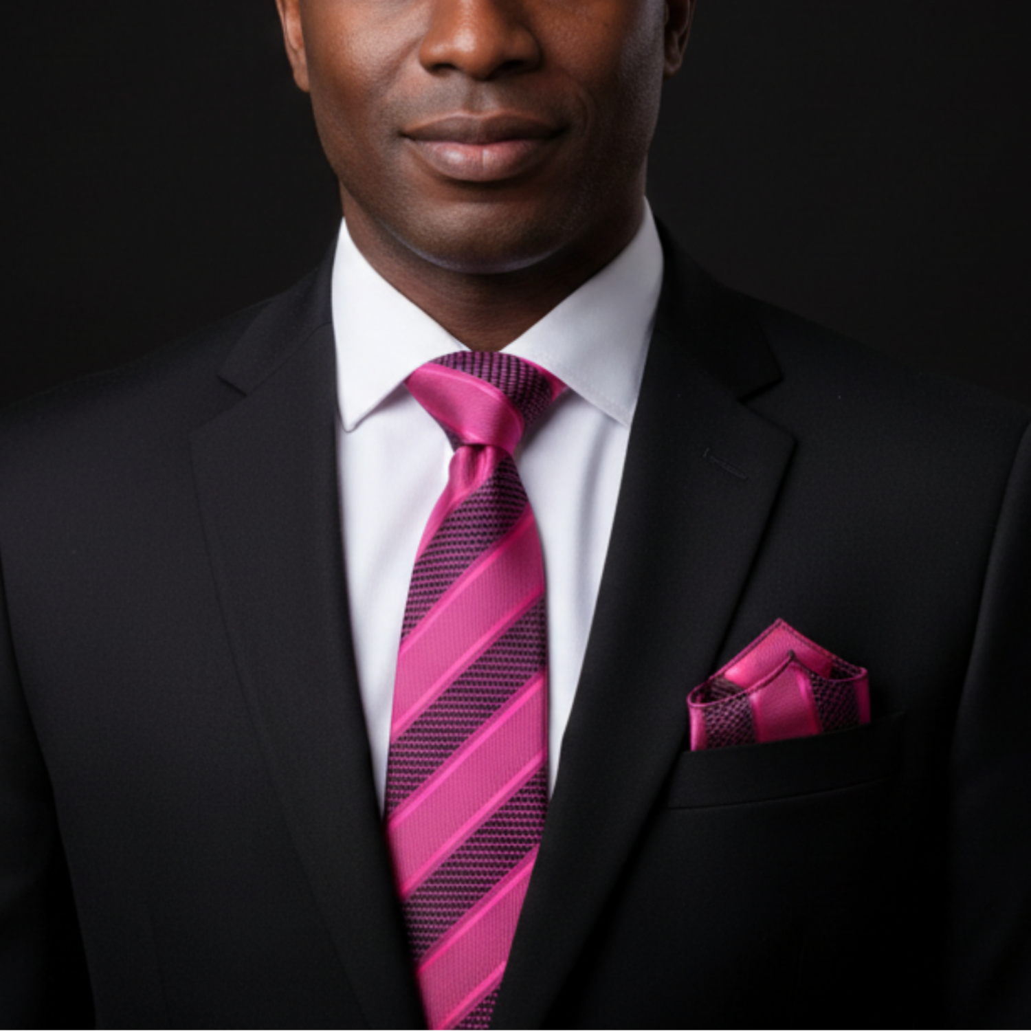 Stripe Necktie & Handkerchief Collection | Multiple Colorways