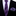 Thin Purple Block Stripe Tie and Accenting Square