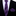 Purple Block Stripe Thin Tie and Square