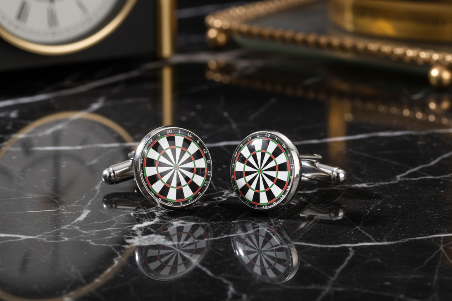 Dart Board Cufflinks