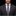 Grey and purple check tie on man with suit