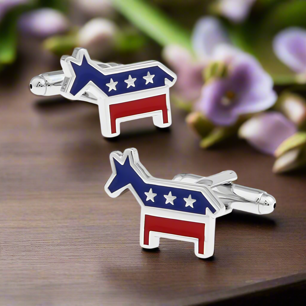 Donkey Cufflinks Democratic