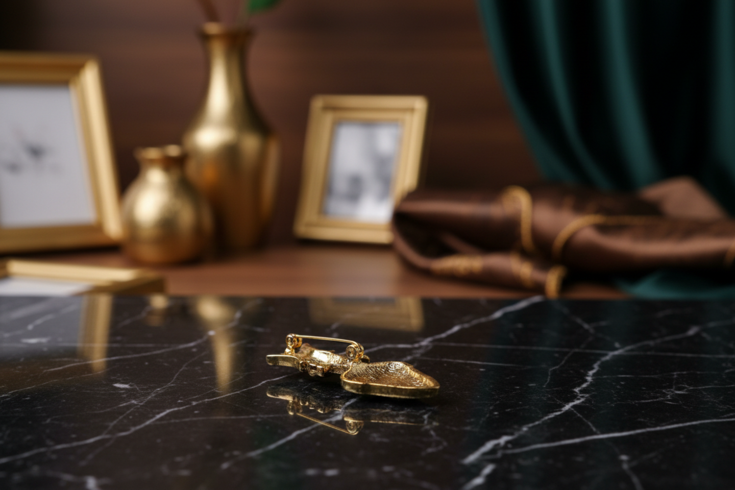 Back: Egyptian King Lapel Pin