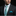 Aqua Blue Floral Necktie with Green and Blue Flowers
