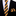 Thin Black and Gold Stripe Necktie and Square