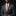 Gold and Red Lined Tie and Square on man
