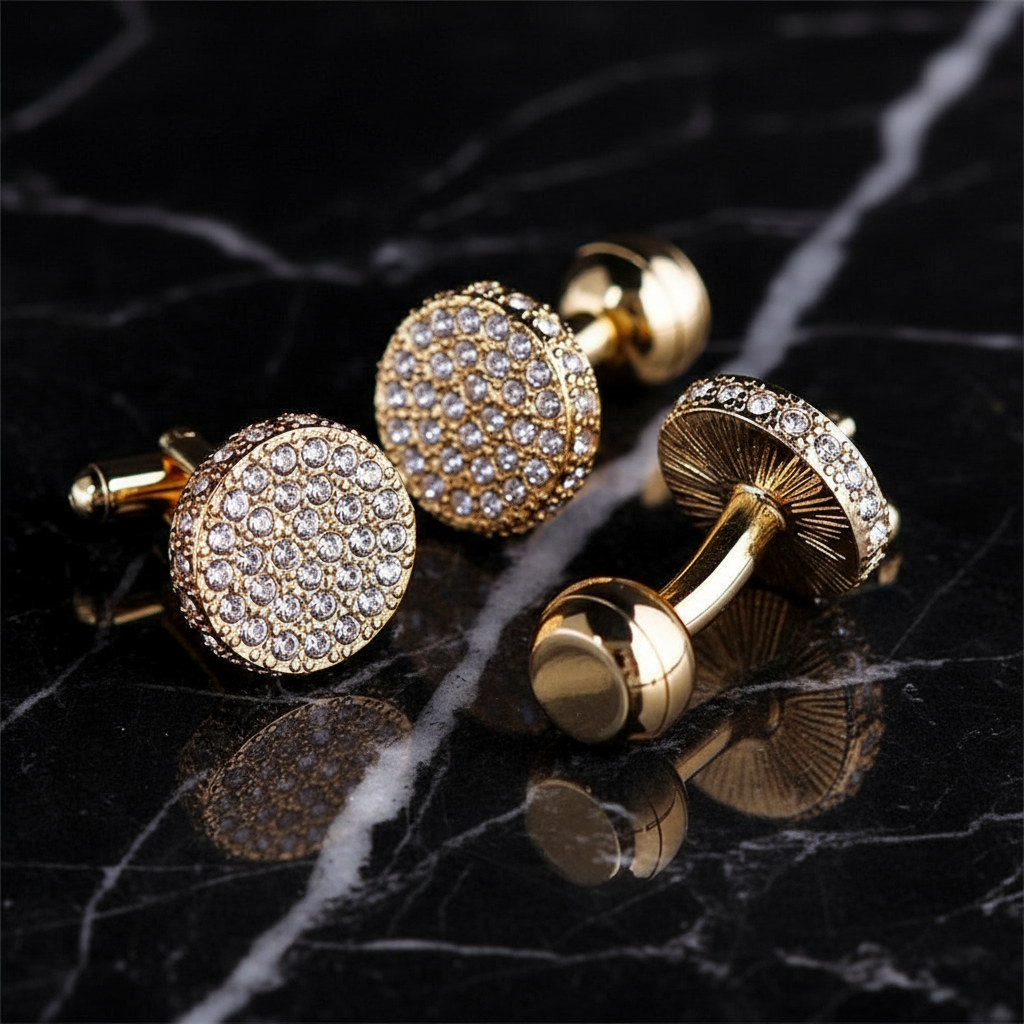 Gold Cufflinks 2