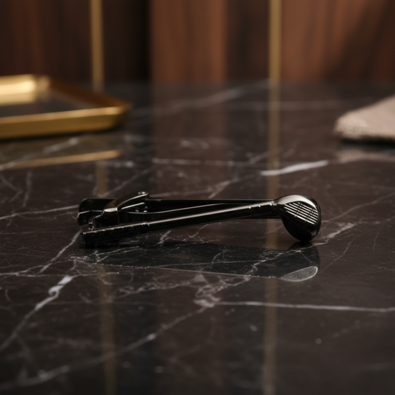 Gun Metal Tie Clip