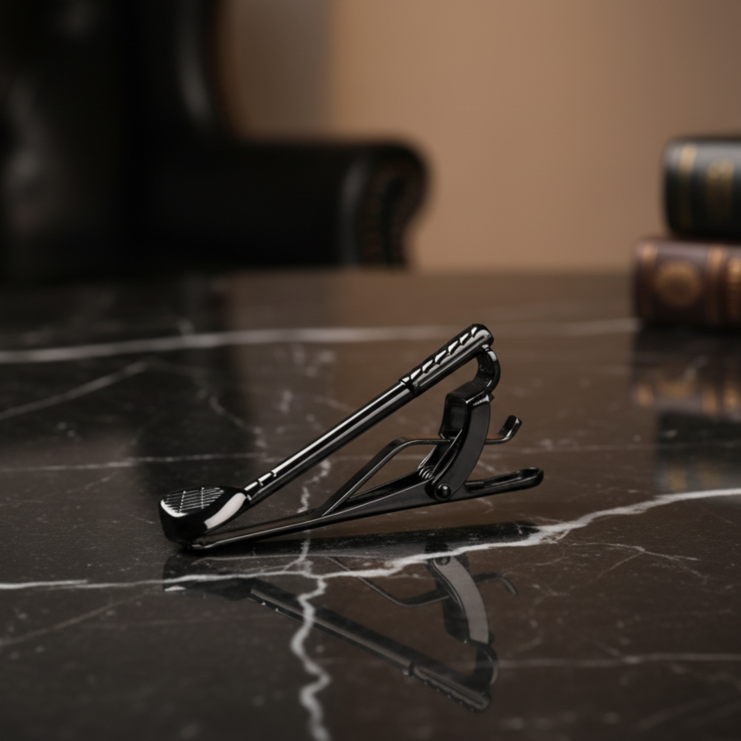 Gun Metal Tie Clip