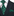 Green Geometric Necktie and Square