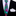 Thin Tie Green, Blue, Purple Red Abstract Necktie and White Square