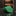 Green tie with a subtle pattern 