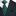 Main Green Geometric Tie and Pocket Square