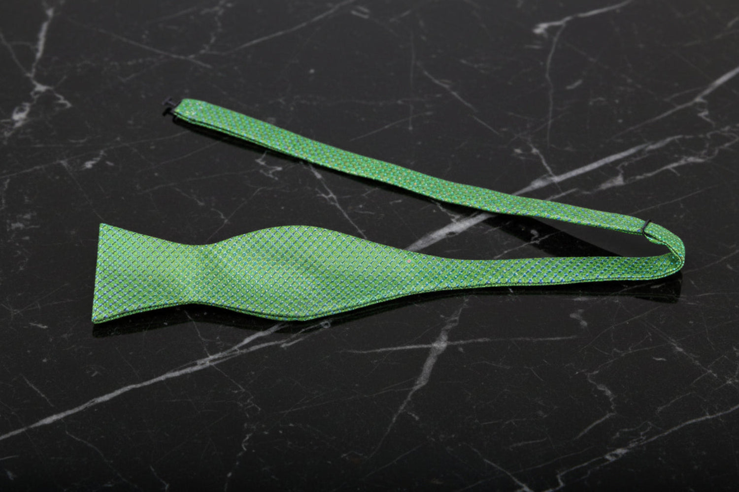Green and Blue Bow Tie  Self Tie