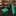 Alt Green and Black Stripe Tie and Green Square