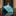 Turquoise tie with pink patterns on a dark marble surface
