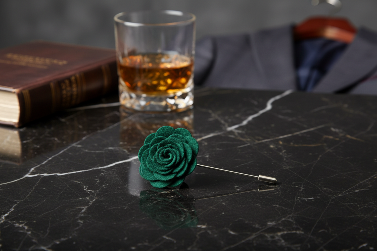 Rich Green Lapel Pin