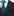 Green Geometric Tie with Square