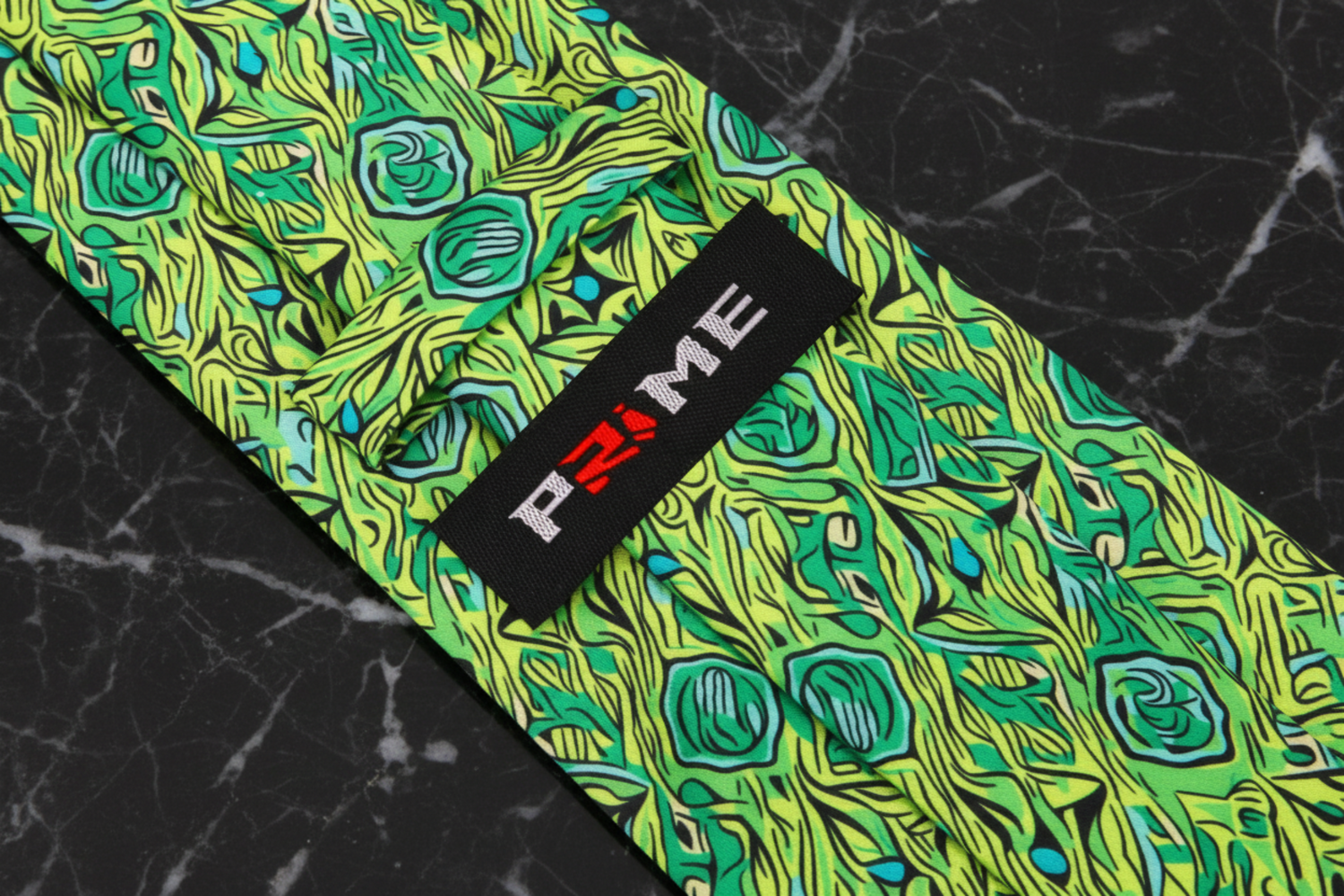Green, Yellow, Blue Abstract Geometric Tie Keep