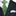 Green, Yellow, Blue Abstract Geometric Tie and Cream Square 1