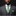 Man wearing a gray suit with a green paisley tie and pocket square on a black background