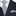Main A Silver Geometric Pattern Necktie, Matching Pocket Square
