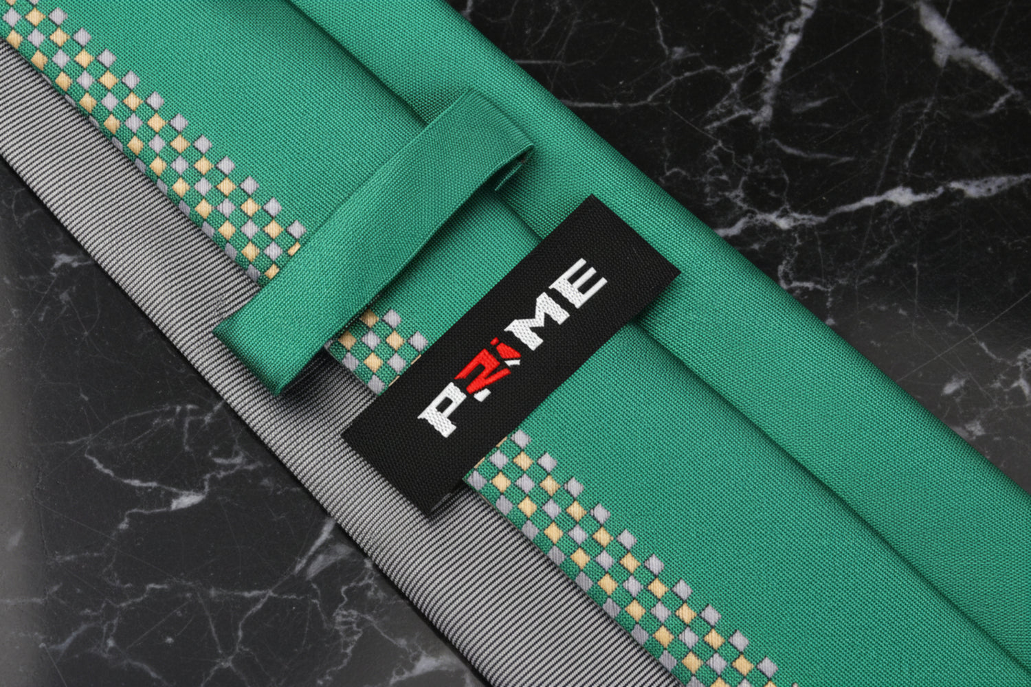Green and Grey Abstract Necktie Keep