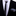 Thin Silver, Black Stripe Tie and Accenting Square