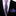Thin Grey, Pink Feather Tie with Accenting Purple and Pink Square