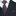 Primary Grey with Pink and Red Flowers Necktie and Matching Square