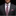 Man wearing grey and red striped tie and square on man