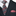 Charcoal Grey, Red, White Plaid Necktie and Grey, Red Hounds Tooth Square