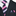 Pink, White and Grey Stripe Necktie and Square