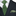 Premium Green and black abstract necktie and accenting pocket square