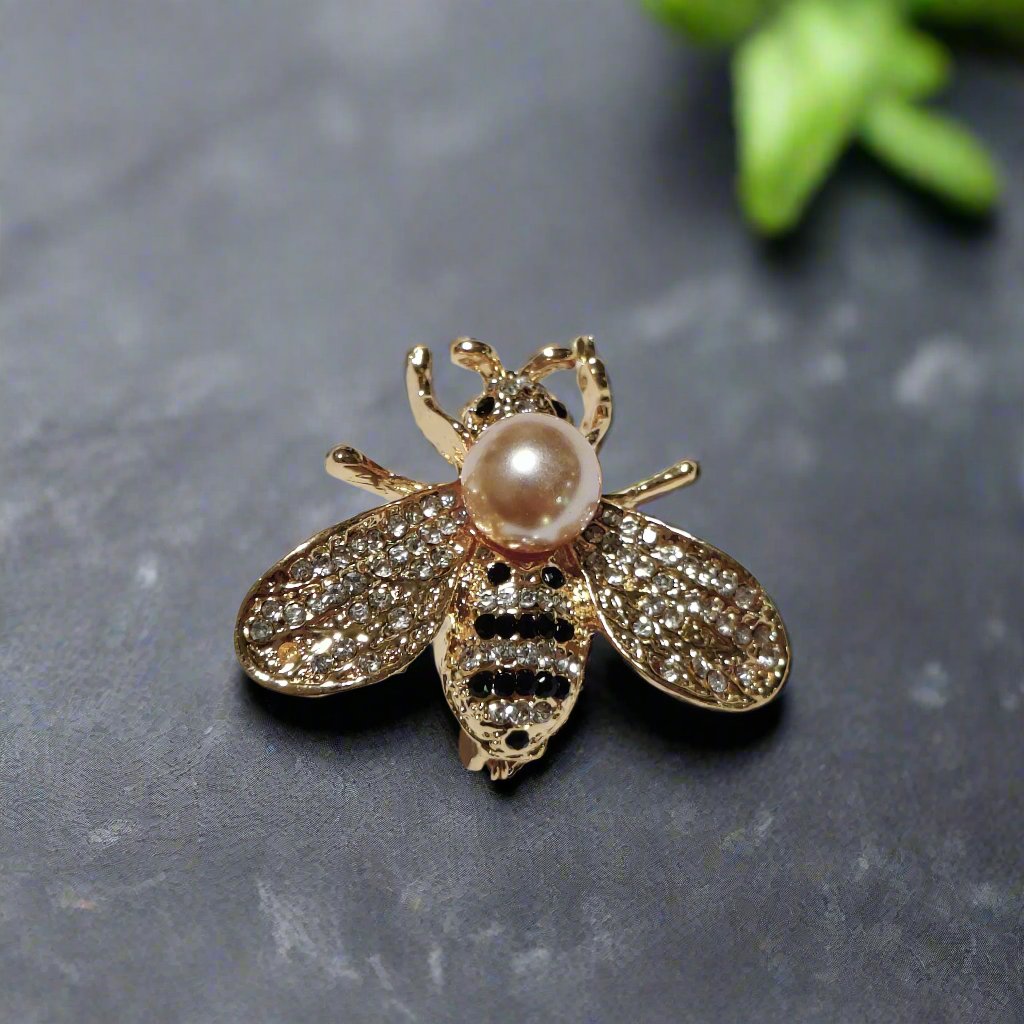 Light Gold Bee Lapel Pin
