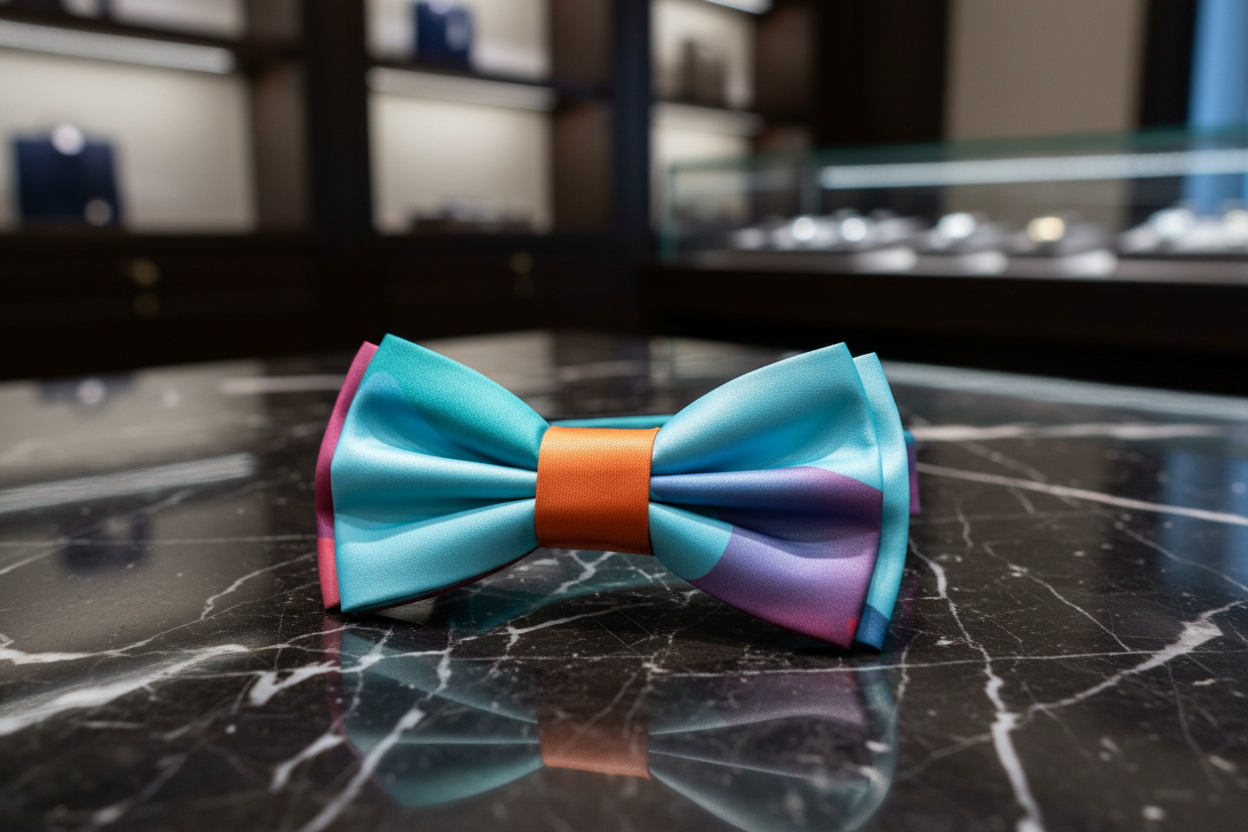 Colorful It’s Melting Bow Tie Pre Tied