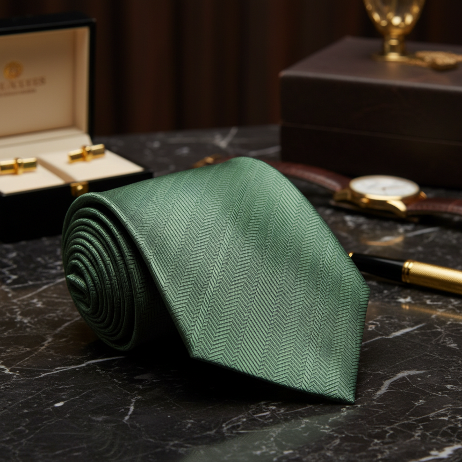 Juniper Green Tie