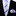 Thin  blue and yellow striped tie and pocket square