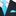 Primary Bright Blue Easter Eggs Tie and Square