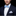 Light Blue Geometric Bow Tie