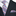 Premium  Blue, Red Stripe Tie and Pocket Square