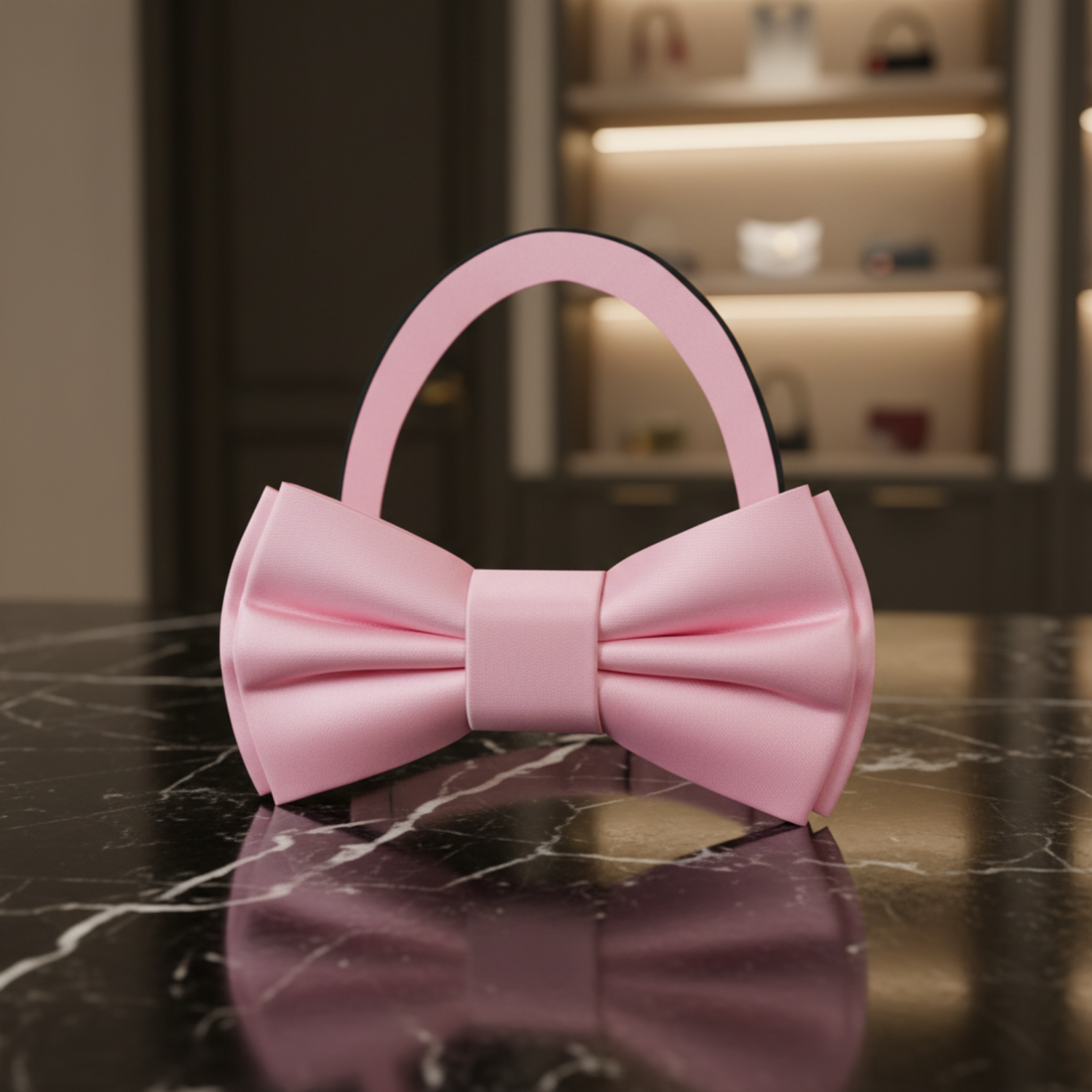 Kobi pink Bow Tie Pre Tied
