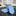 Alt Light Blue Shimmer Thin Tie and Square