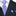 Light Silver, Dark Blue Diamonds Necktie and Accenting Square